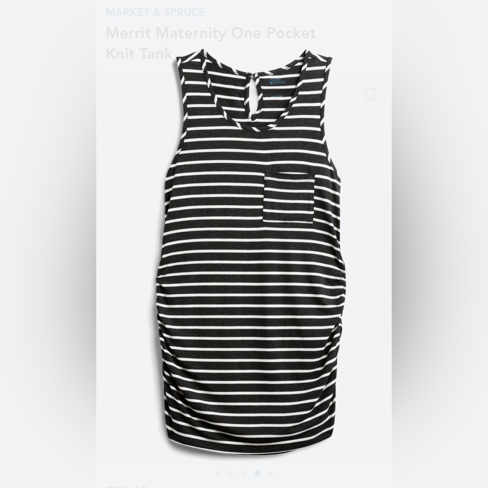 Market and Spruce Merrit Maternity Knit tank